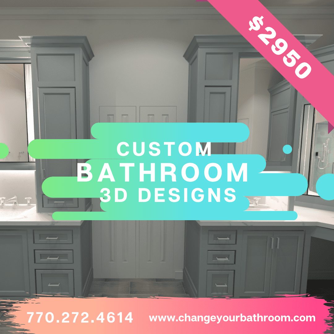 custom bathroom 3d designs